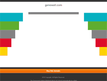 Tablet Screenshot of genewall.com